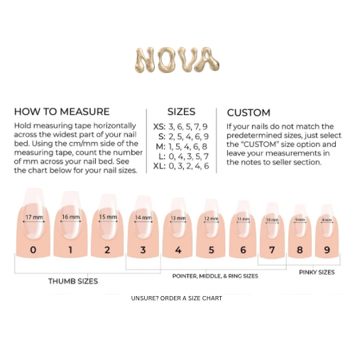 Snow-be-it! acrylic press on nails