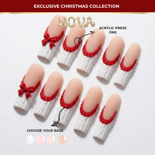 Lapland, acrylic press on nails