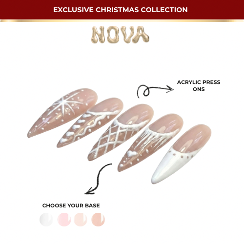 My Gingerbread, acrylic press on nails